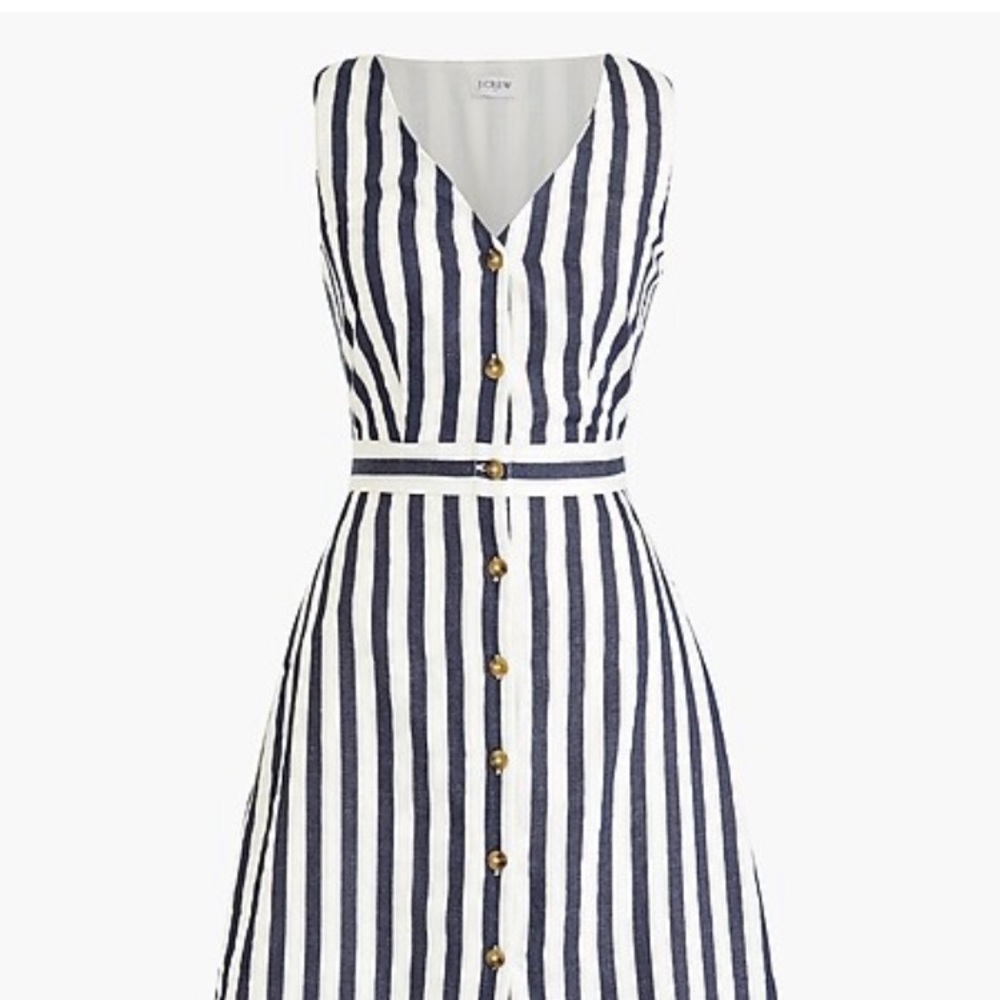 V Neck Button front dress